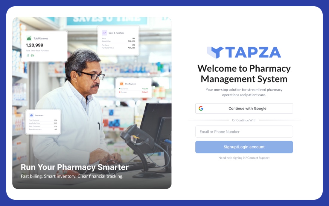 Tapza Pharmacy Management System